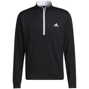 adidas Lightweight 1/4 Zip Pullover - Black