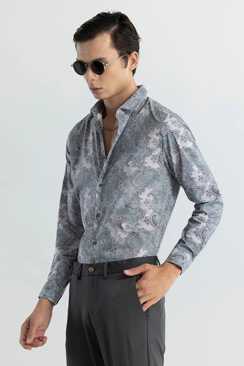 Antic Paisley Dark Grey Shirt