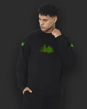 Arboreal HW Crew Sweatshirt: Black