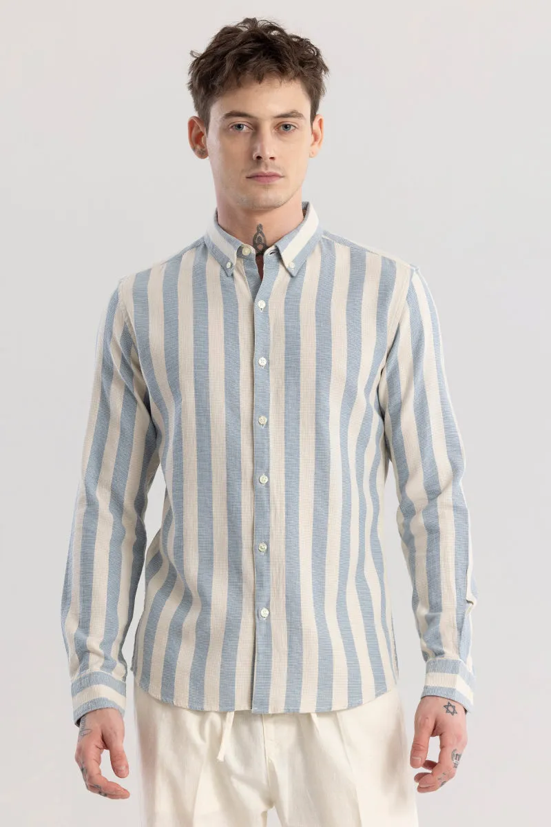 Aurora Light Blue Stripe Shirt