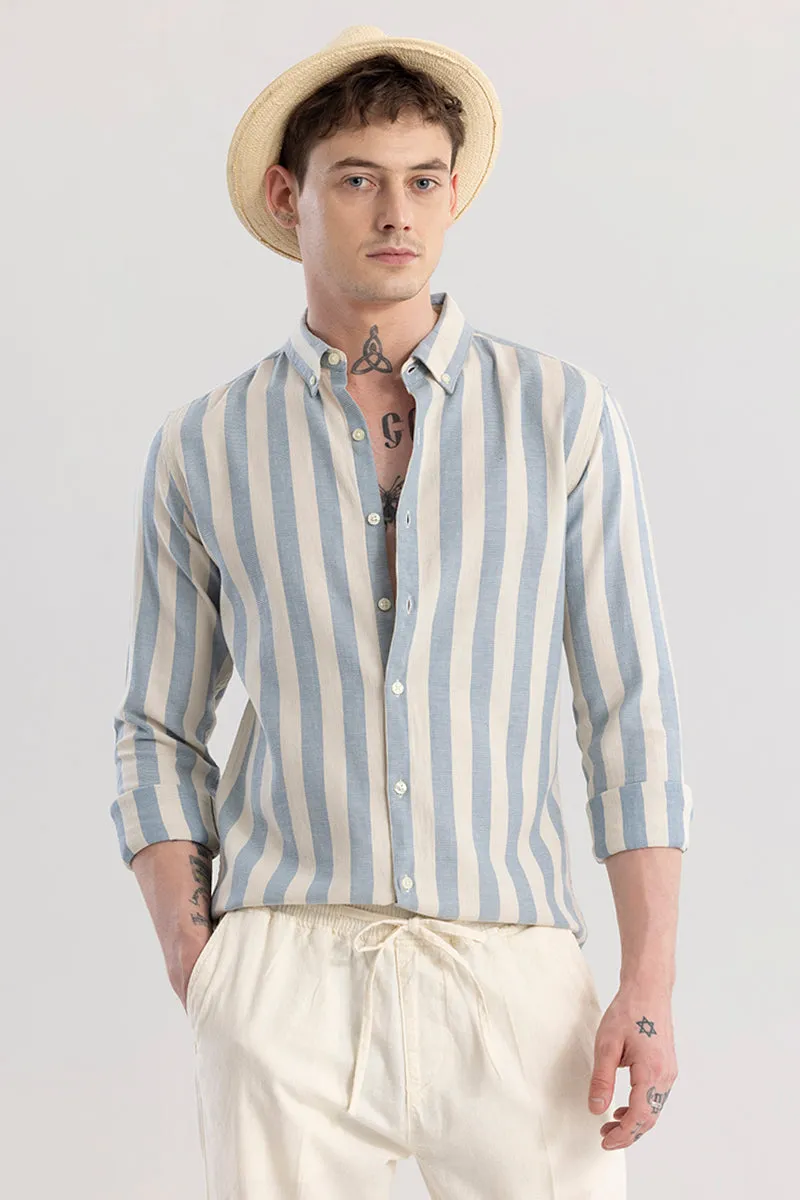 Aurora Light Blue Stripe Shirt