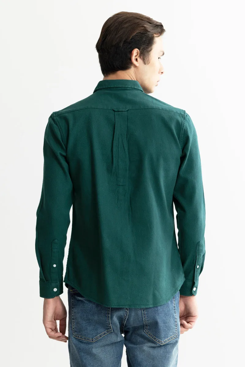 Premium Axton Forest Green Casual Shirt for Men