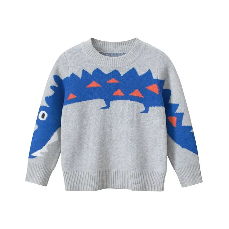 Baby Boy 2024 Dinosaur Animal Casual Sweaters