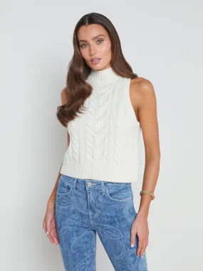 Bellini Cable-Knit Turtleneck