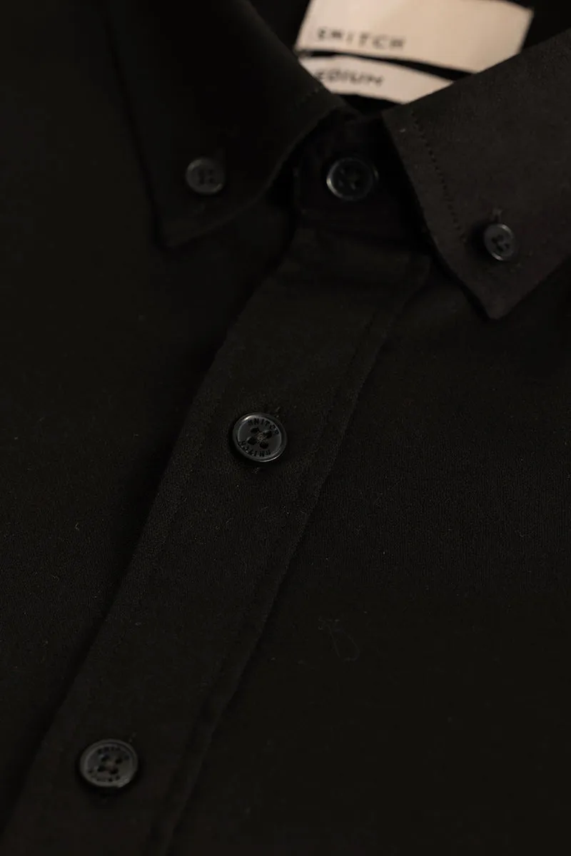 Benoit Black Plain Shirt