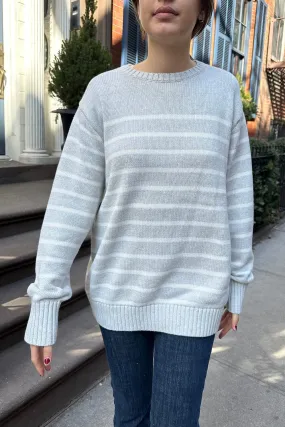 Brianna Thin Stripe Cotton Sweater