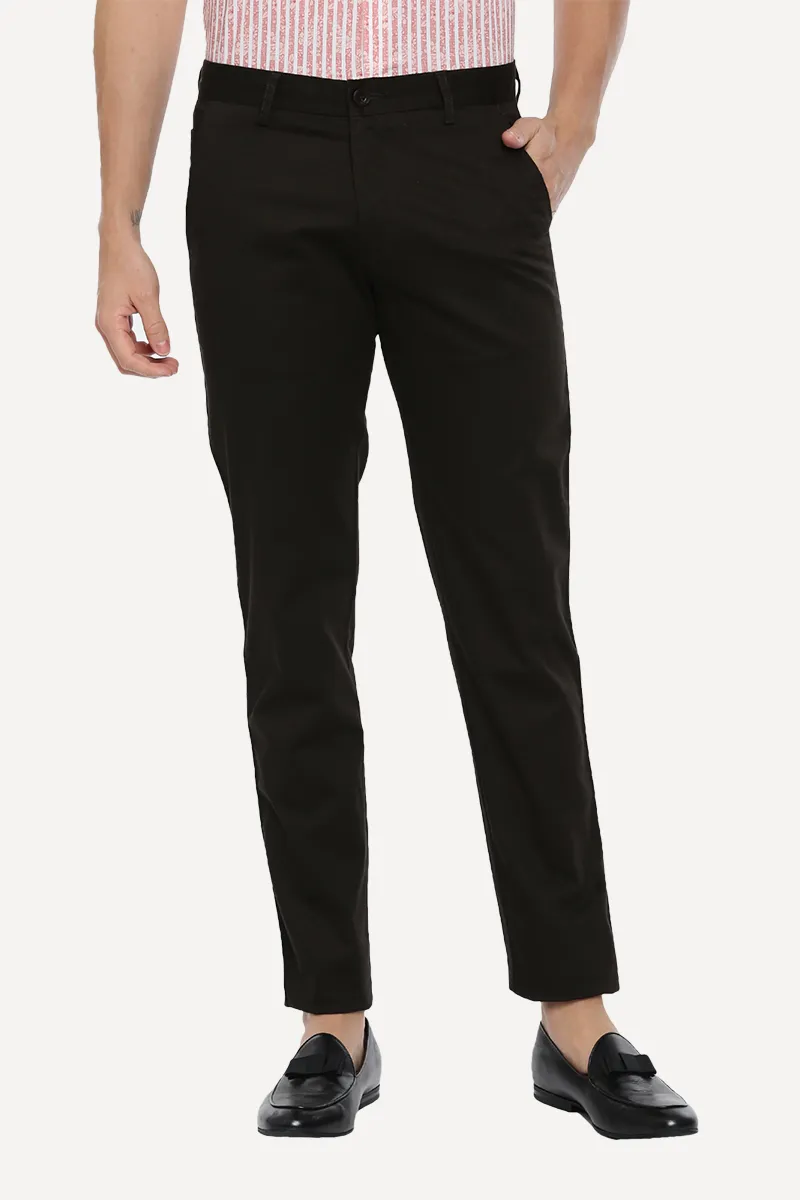 Bronx Chinos - Black Trouser For Men | Ariser