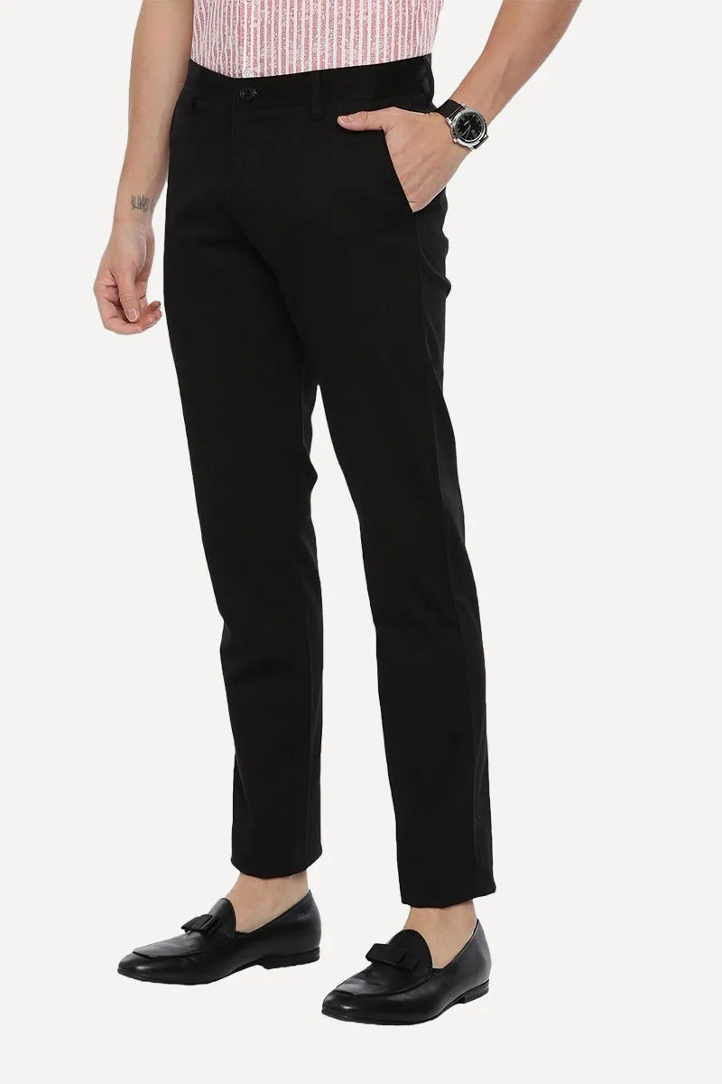 Bronx Chinos - Black Trouser For Men | Ariser