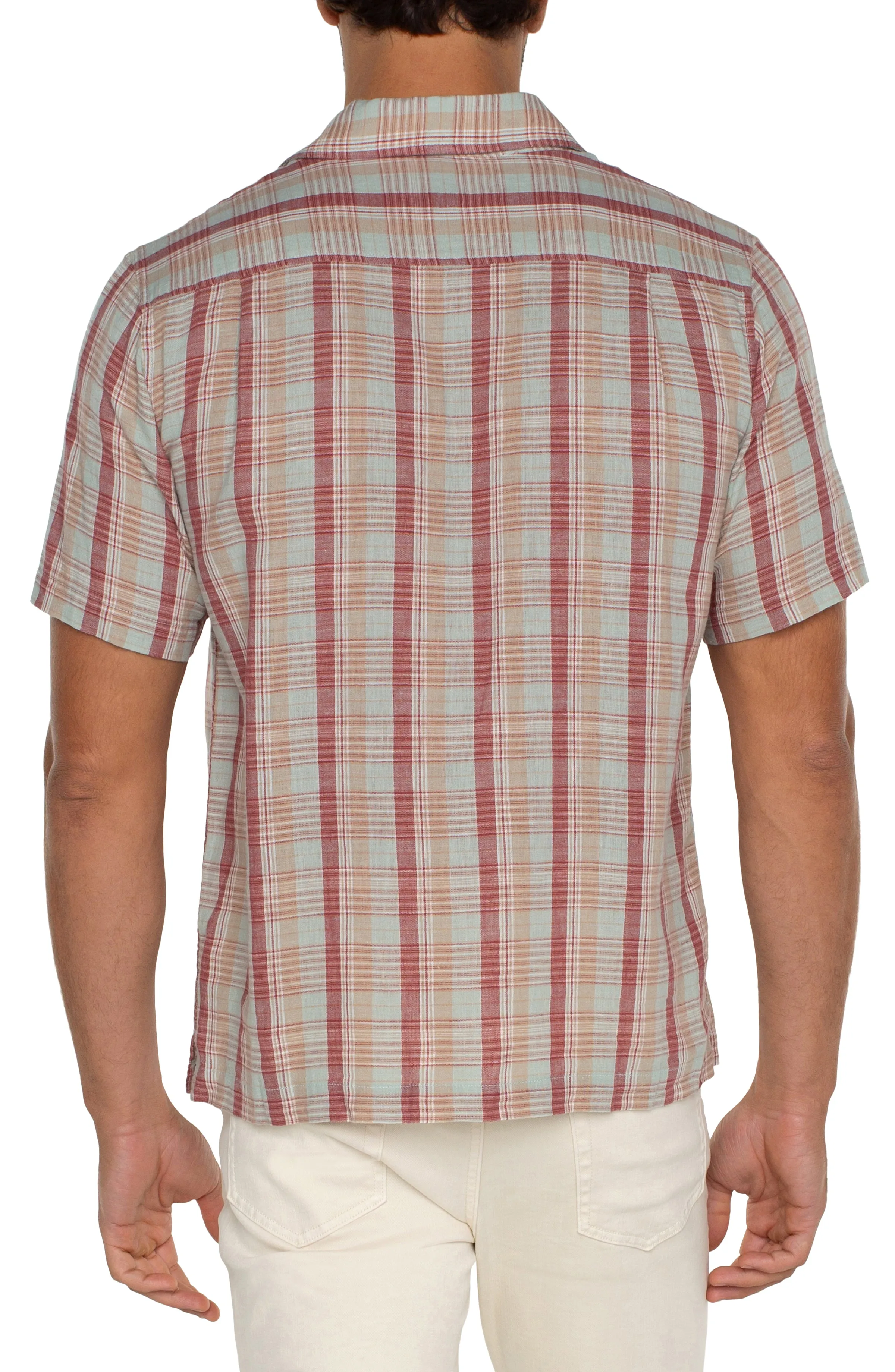 BUTTON UP SHORT SLEEVE SHIRT