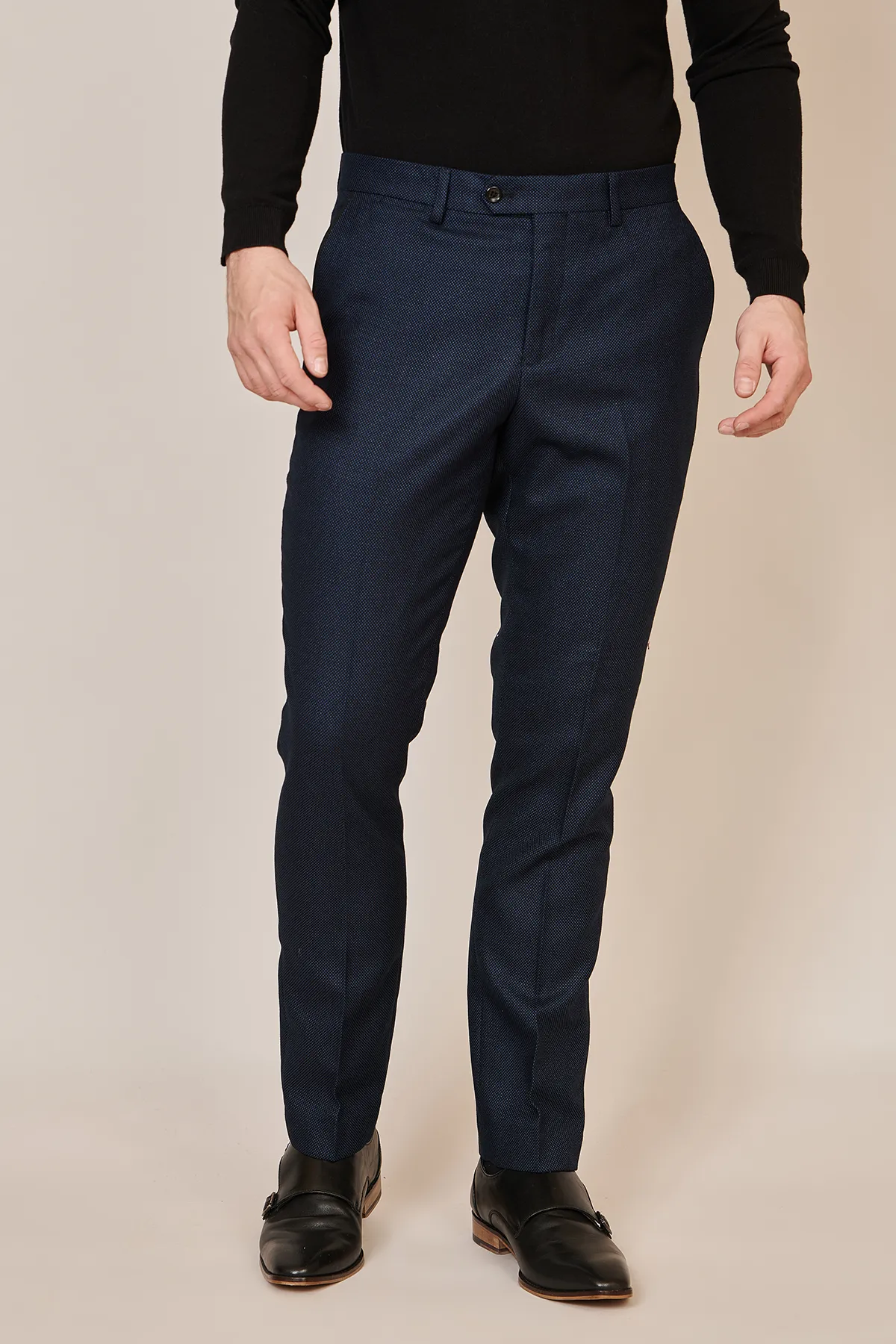 CALLUM - Navy Blue Trouser