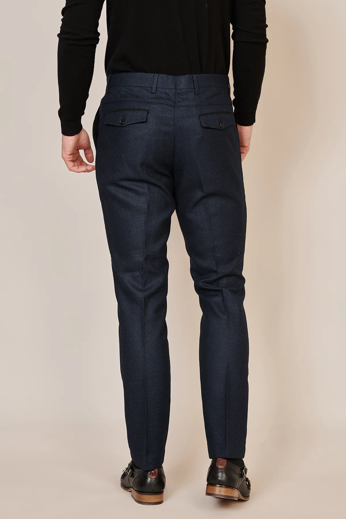 CALLUM - Navy Blue Trouser