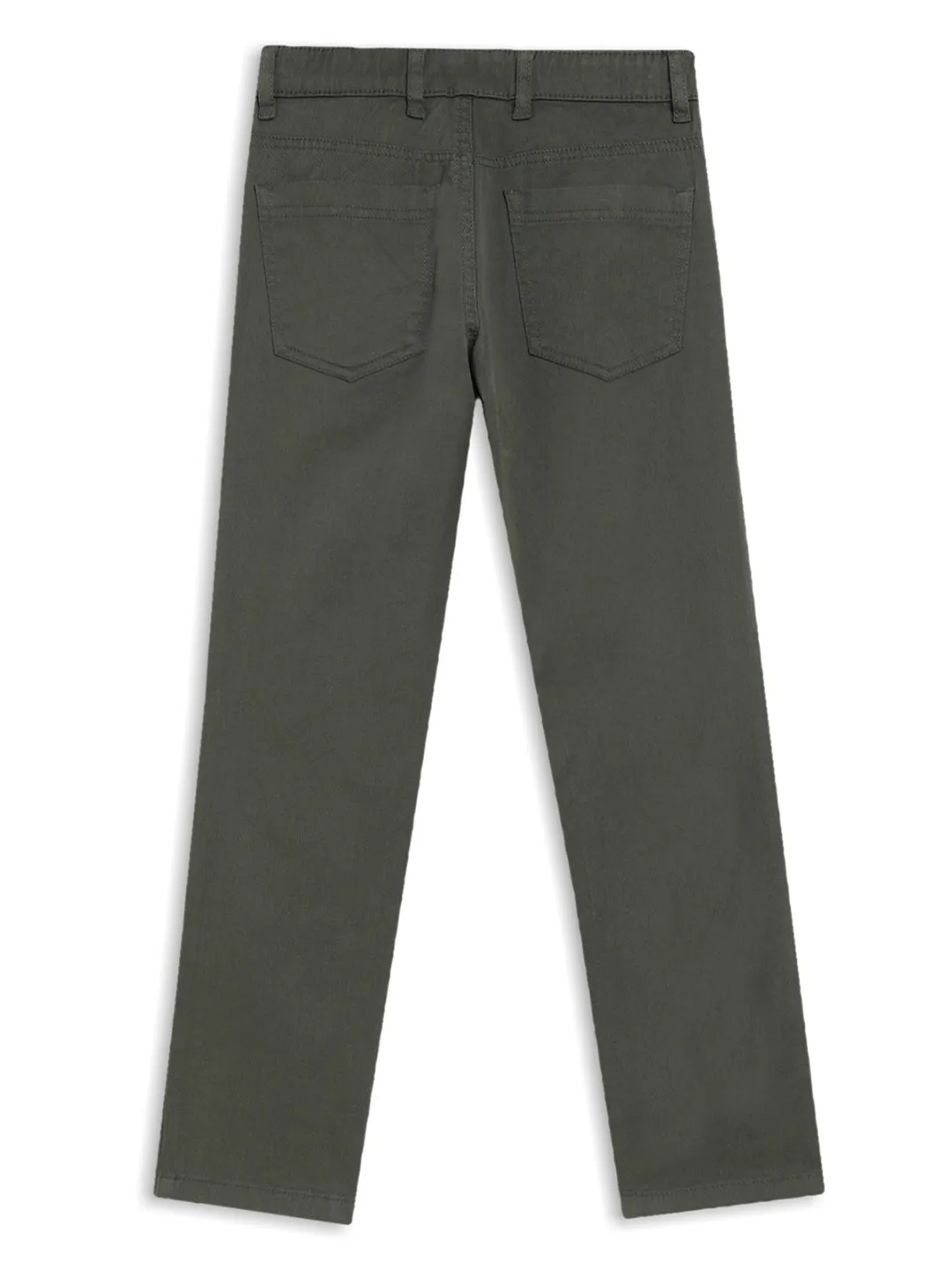 Cantabil Boy's Olive Casual Trousers