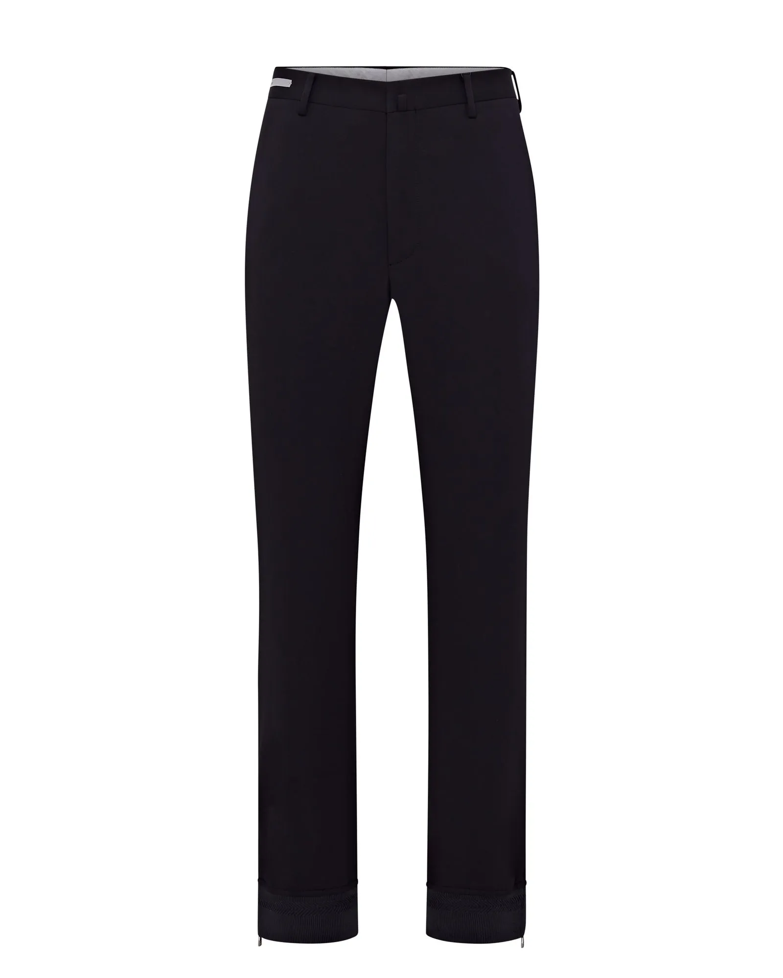 Corneliani Tech Stretch Pant With Elasticated Cuff (Black)