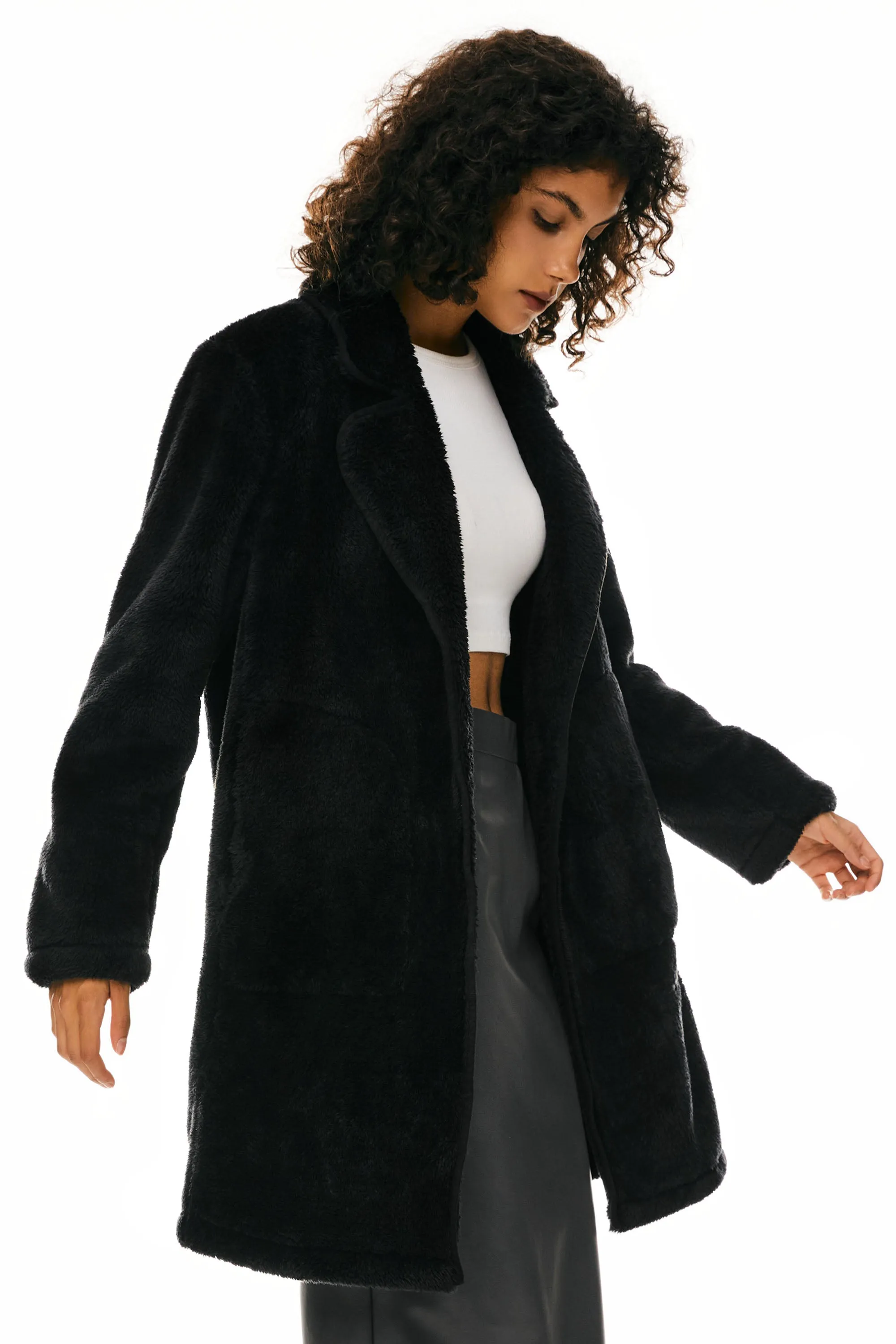 Faux Fur Fleece Jacket