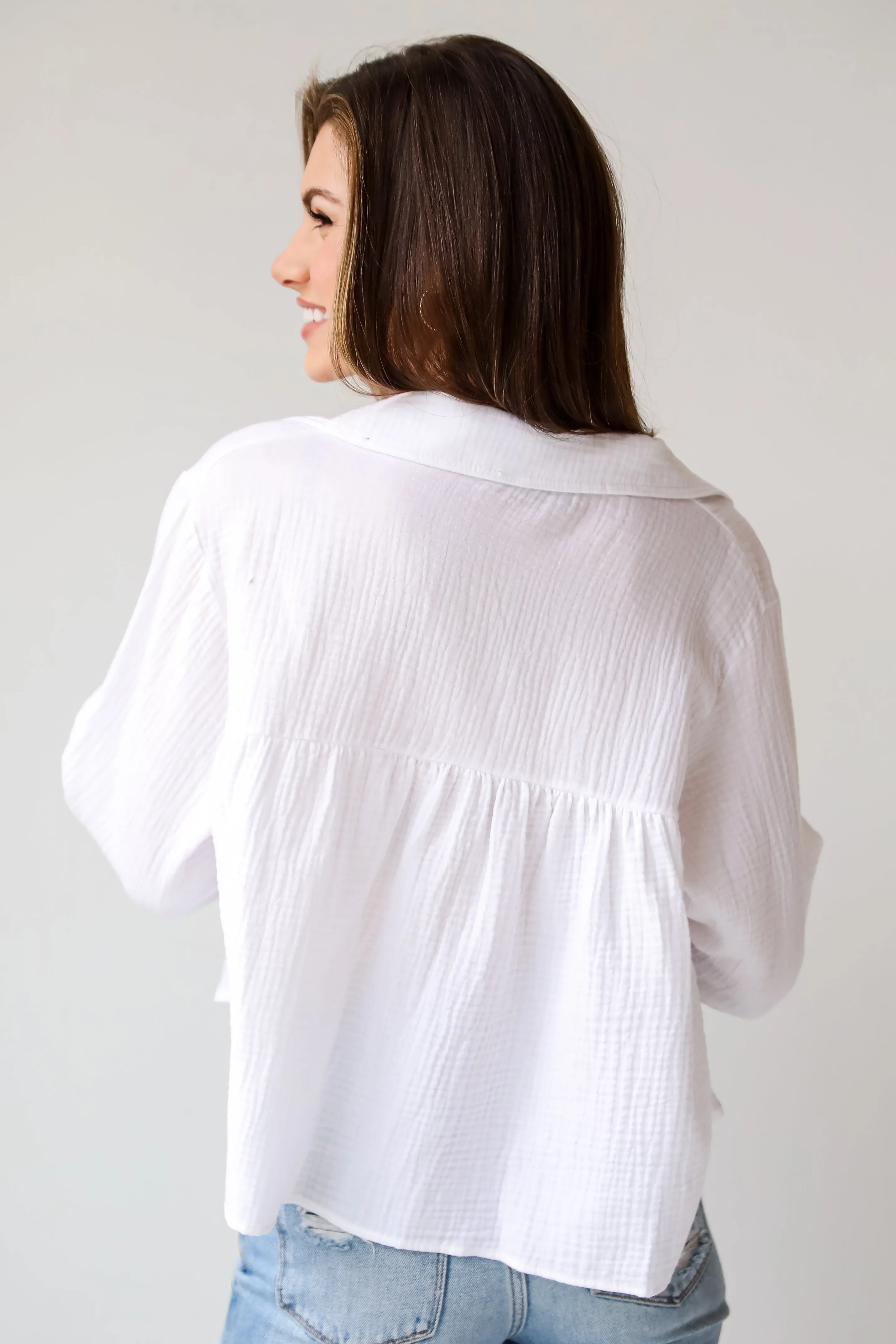 FINAL SALE - Alanna Linen Blouse - DU DEAL