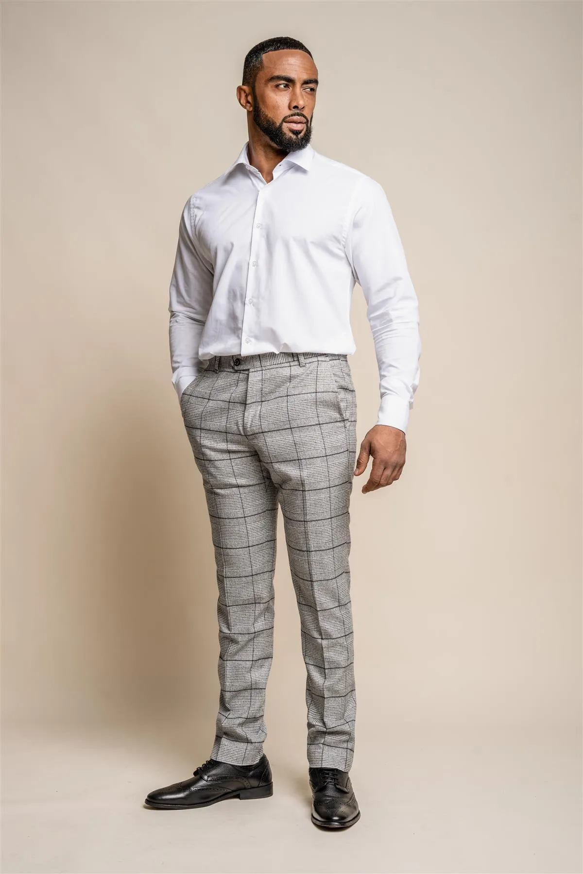 Ghost Tweed Check Trousers