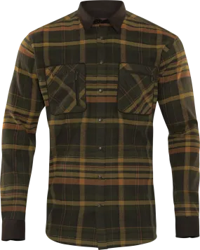 Härkila Men&#x27;s Pajala Shirt Green/Brown | Buy Härkila Men&#x27;s Pajala Shirt Green/Brown here | Outnorth