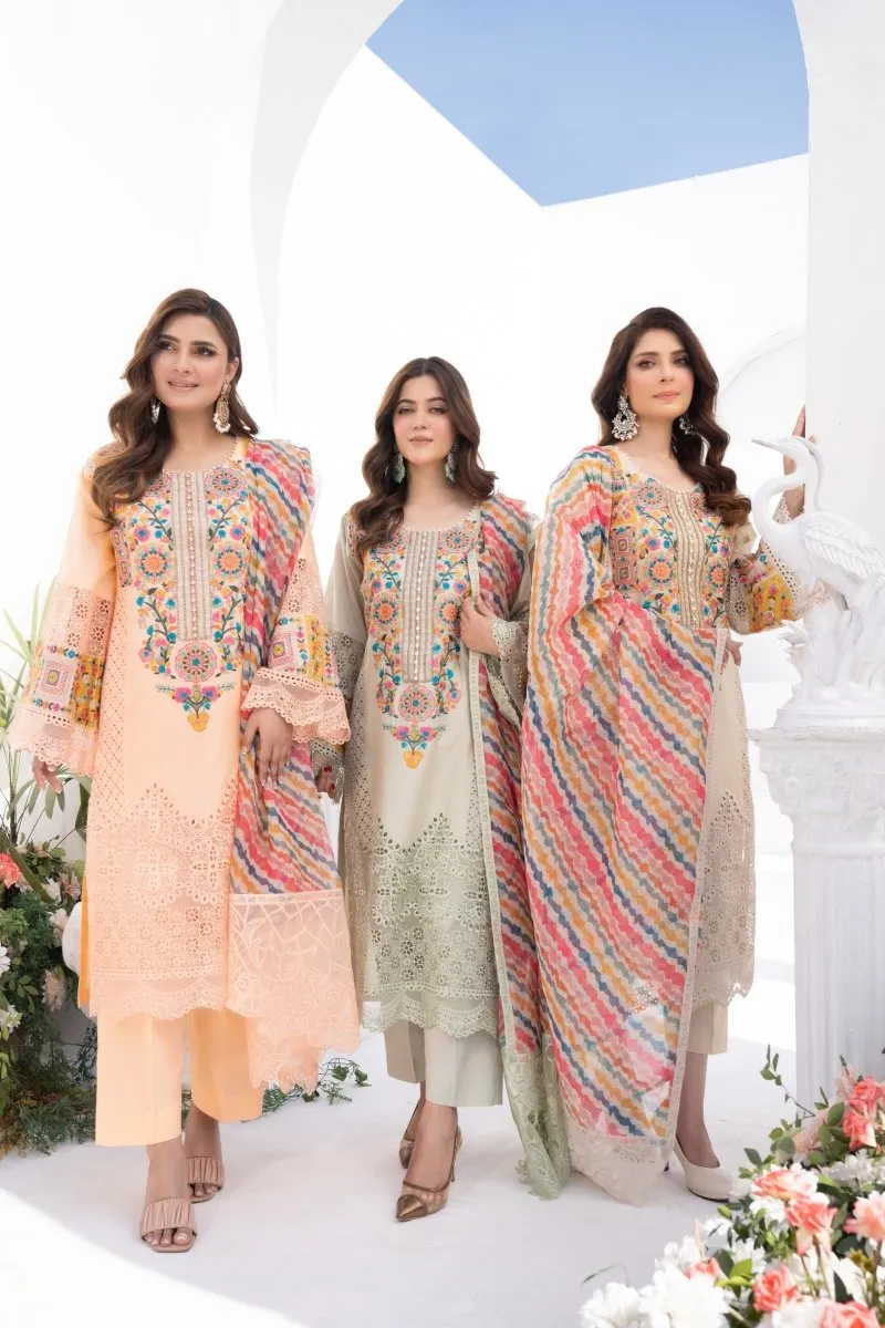 Elegant Karma Embroidered Pakistani Eid Suit - KAR65