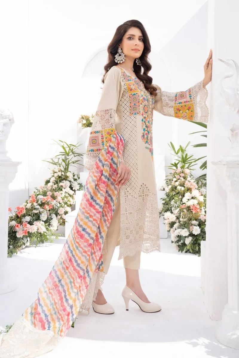 Elegant Karma Embroidered Pakistani Eid Suit - KAR65