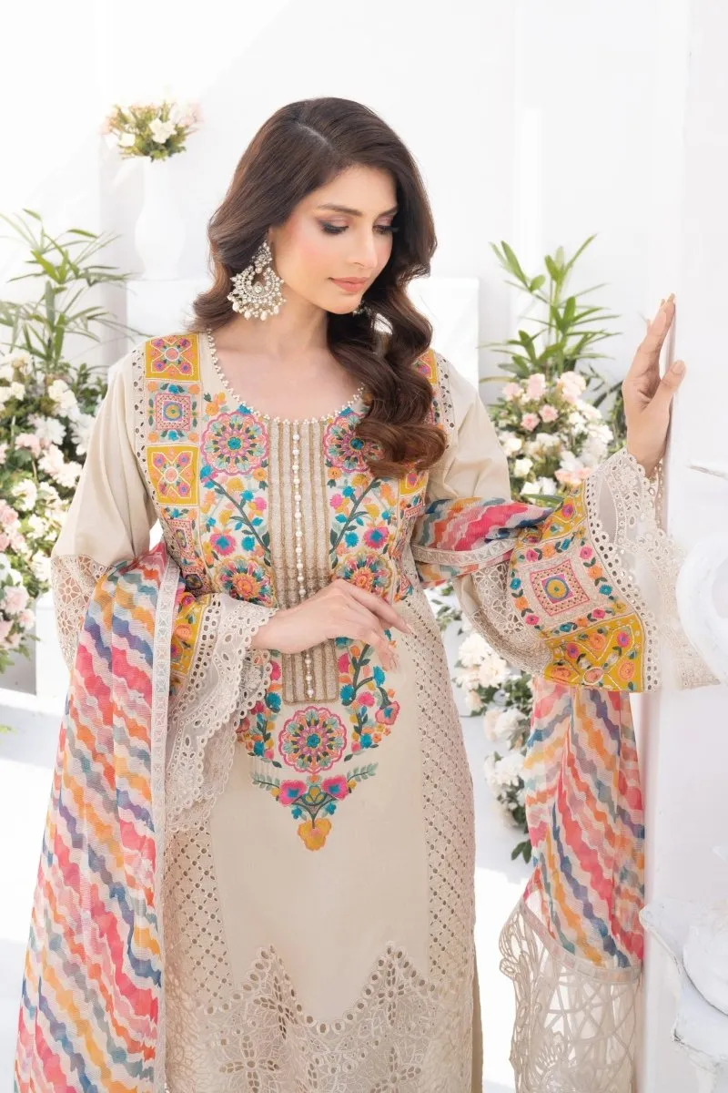 Elegant Karma Embroidered Pakistani Eid Suit - KAR65