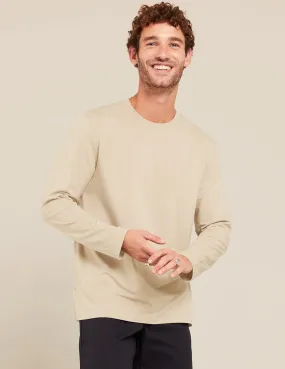 Men's Classic Long Sleeve T-Shirt - Stone