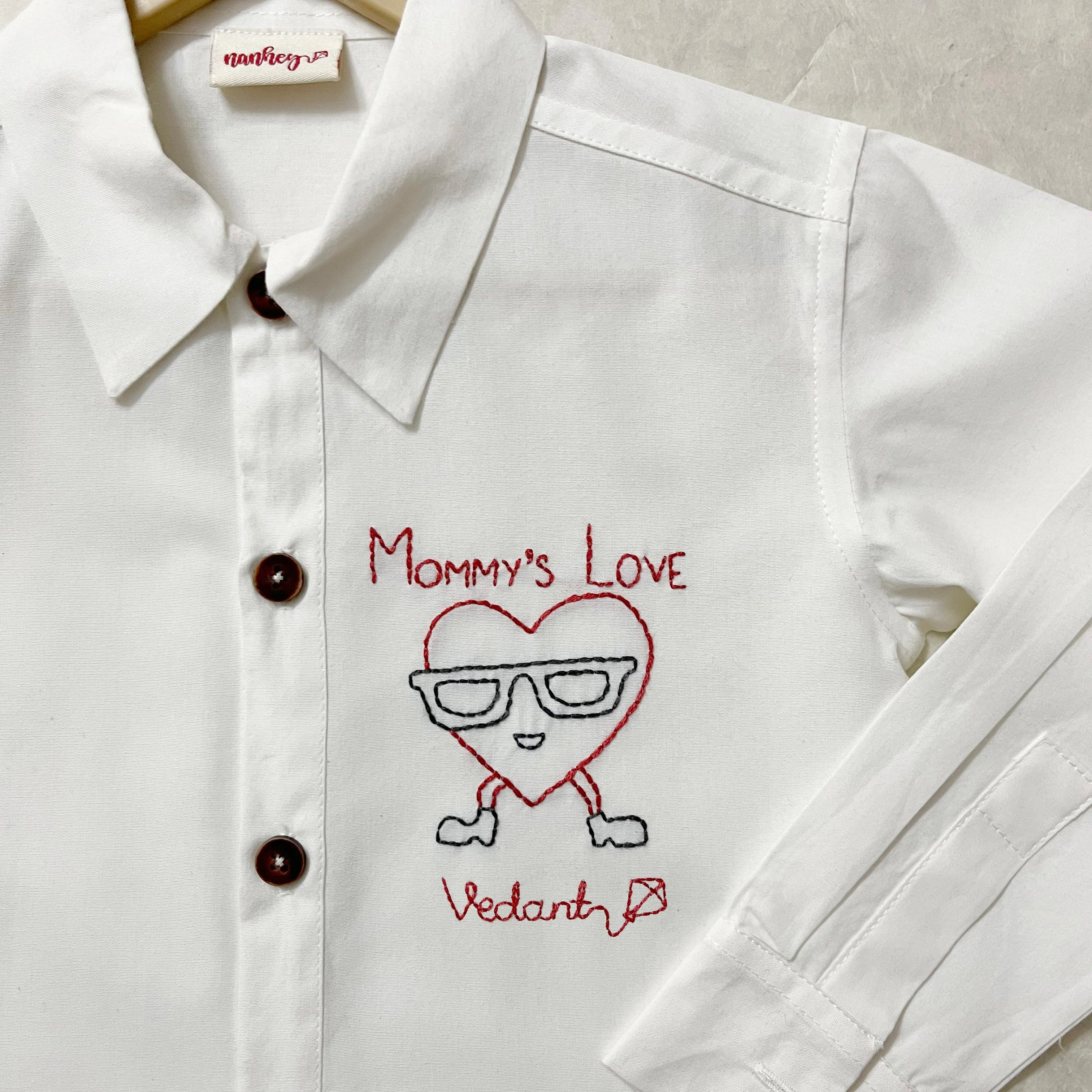 Mommy's Love – Personalized Formal Shirt