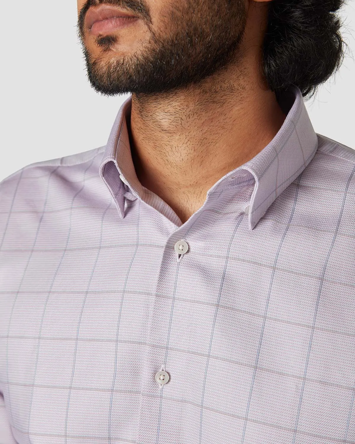 Monti Rose Pane Checked Shirt