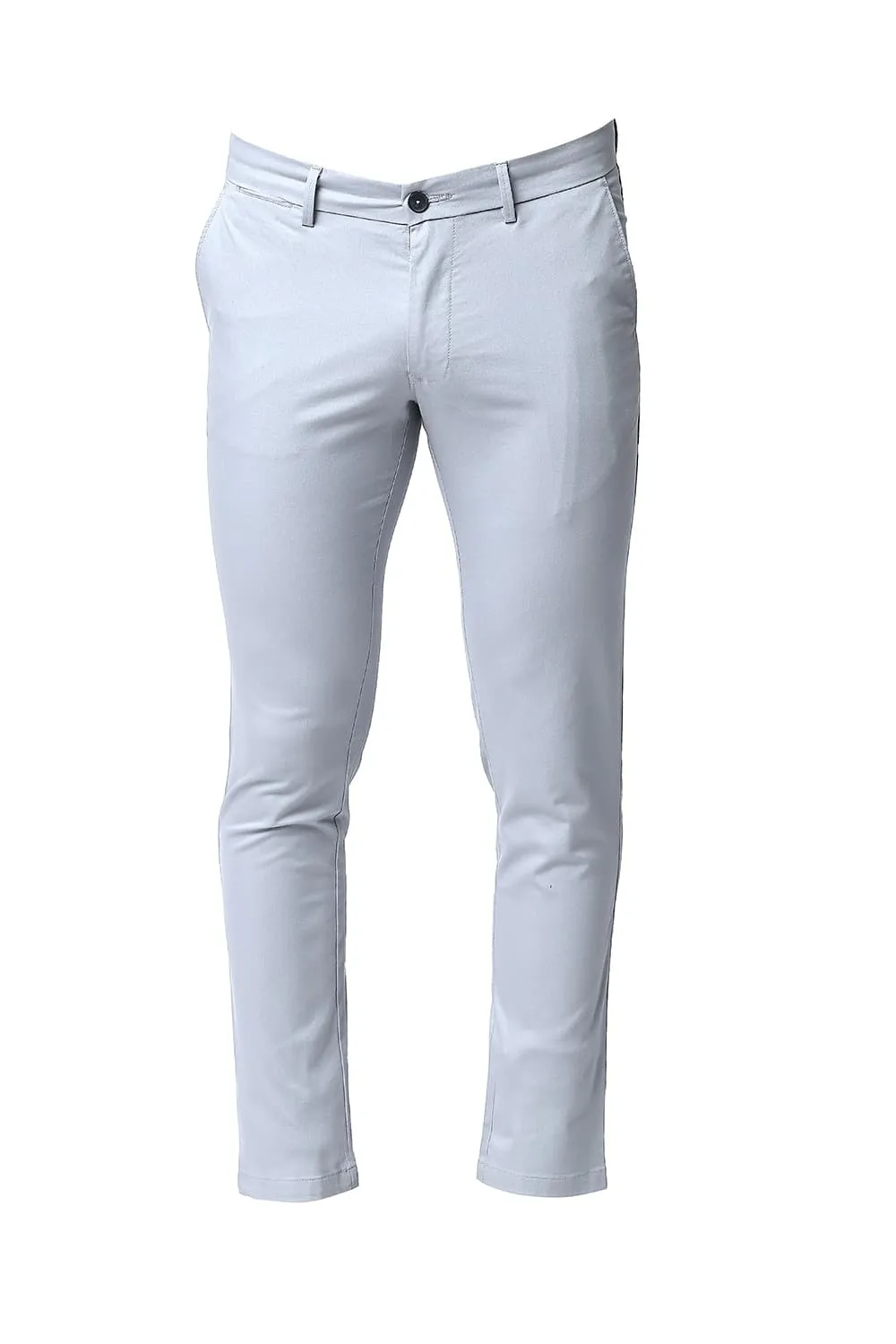 Tapered Fit Broken Twill Stretch Trousers