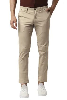 Tapered Fit Broken Twill Stretch Trousers