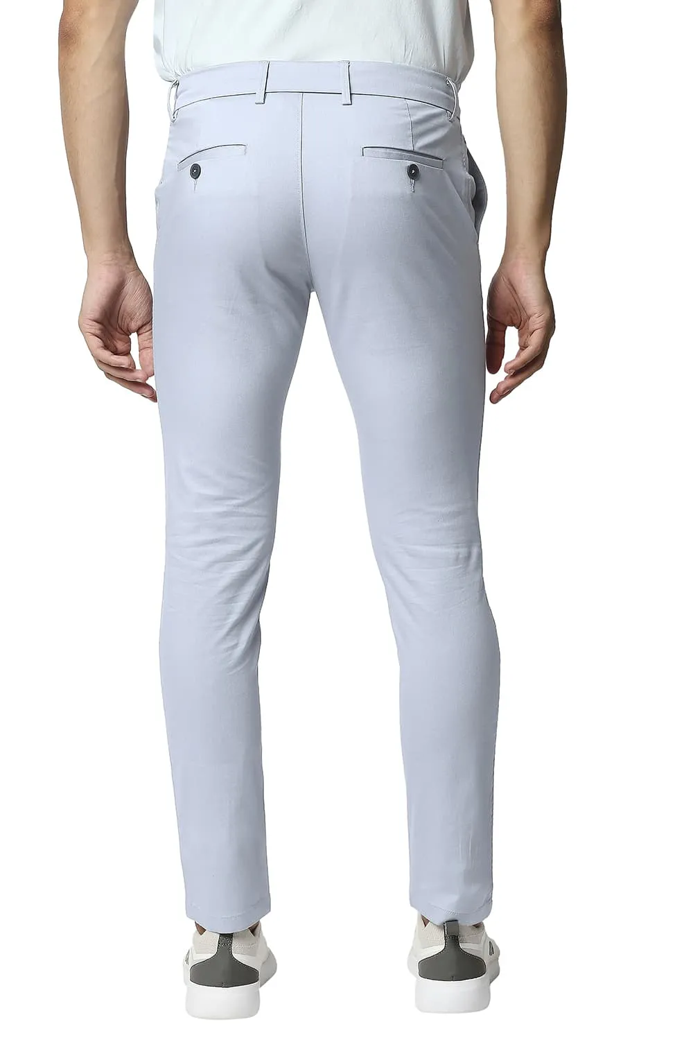 Tapered Fit Broken Twill Stretch Trousers