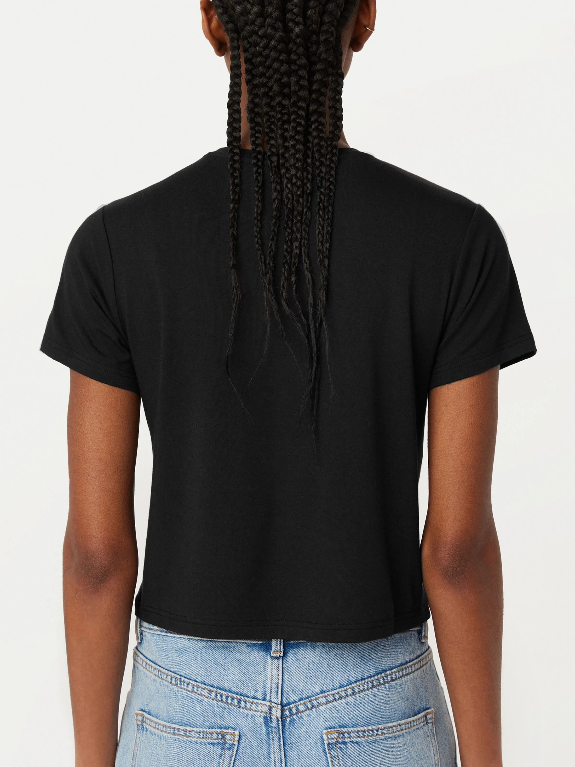 The Relaxed Fluid T-Shirt in Black