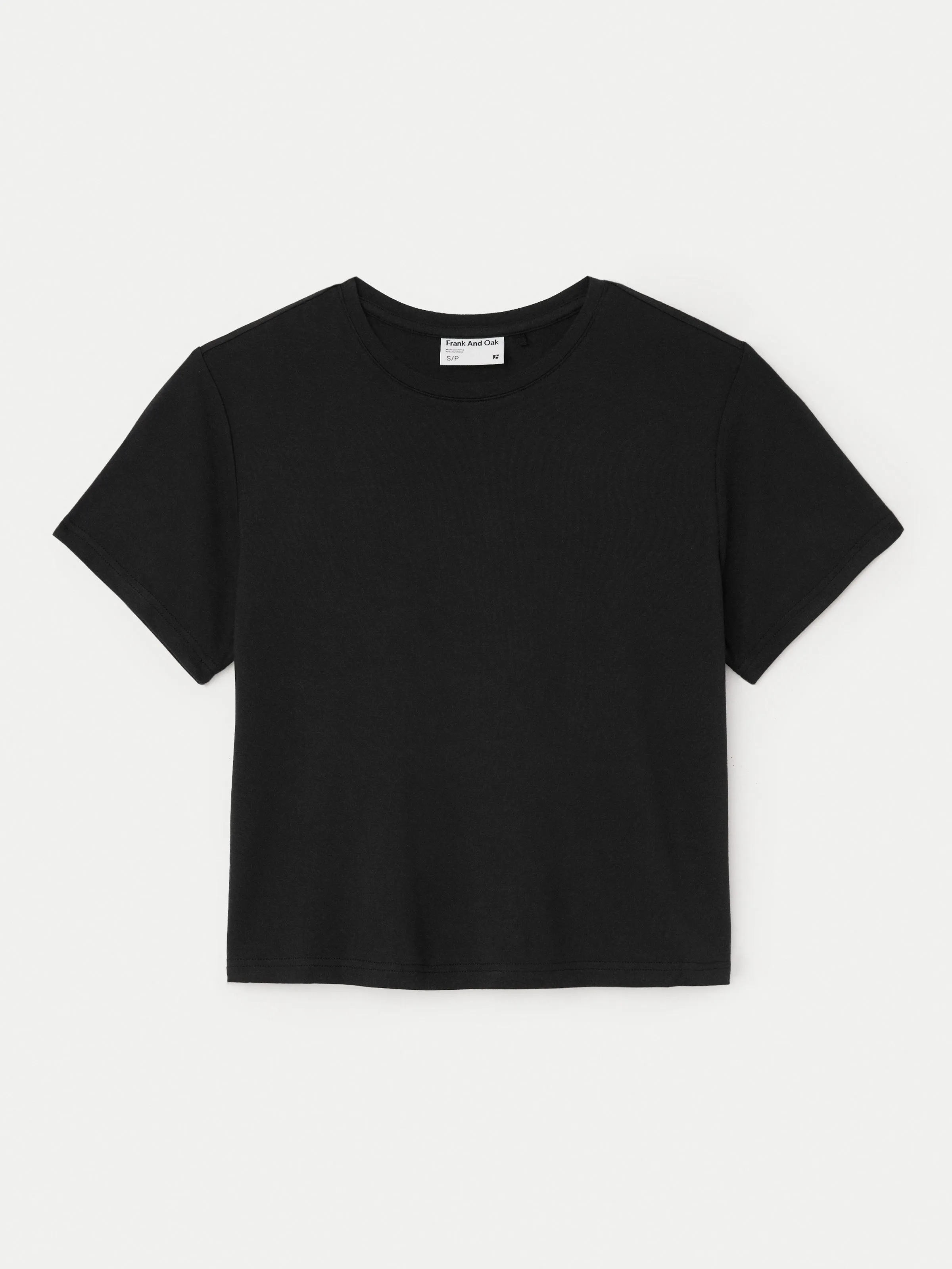 The Relaxed Fluid T-Shirt in Black