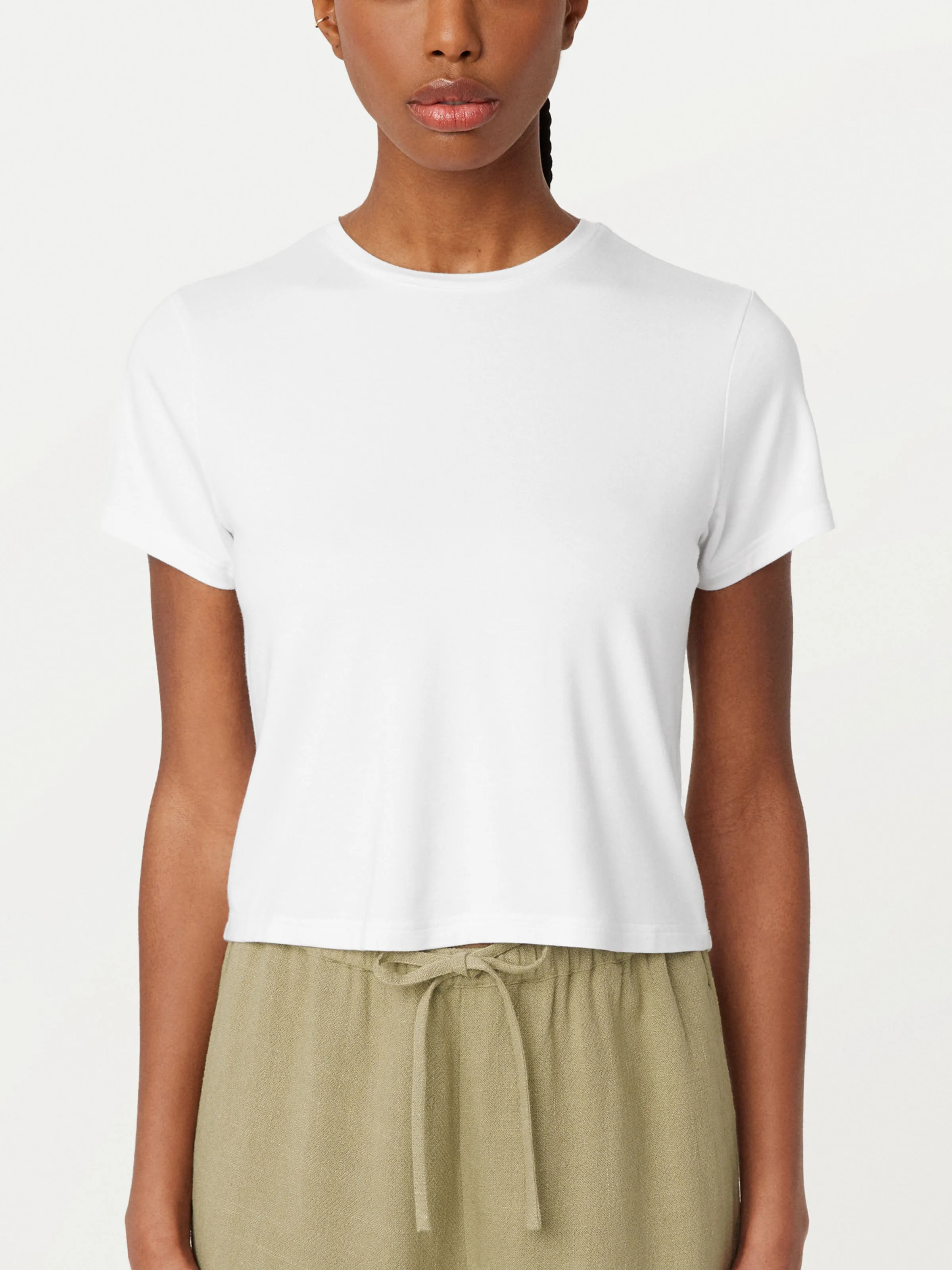 The Relaxed Fluid T-Shirt in Bright White