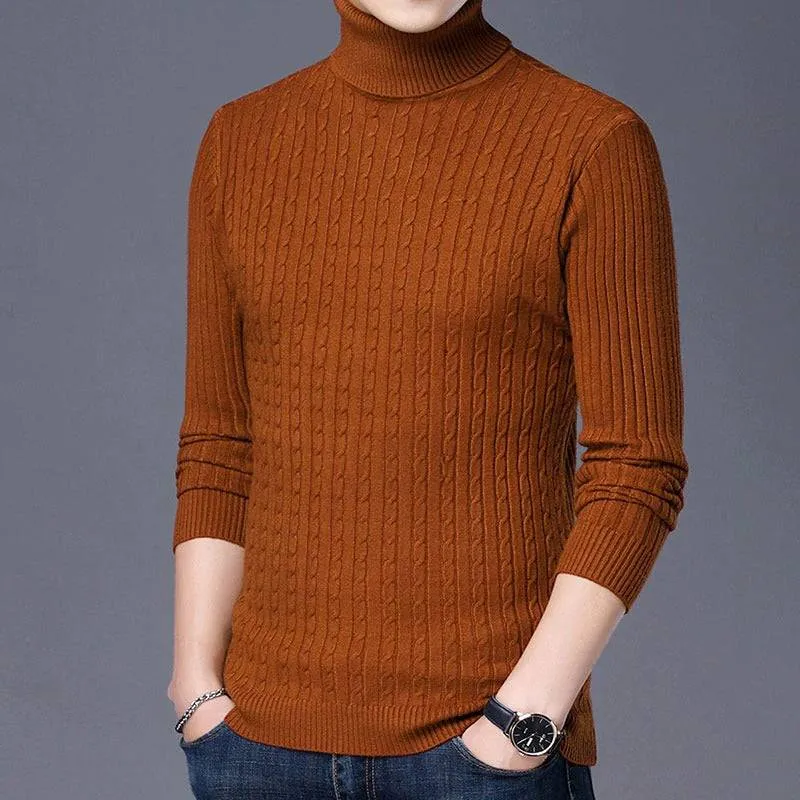 Turtle Neck Hi-neck Brown