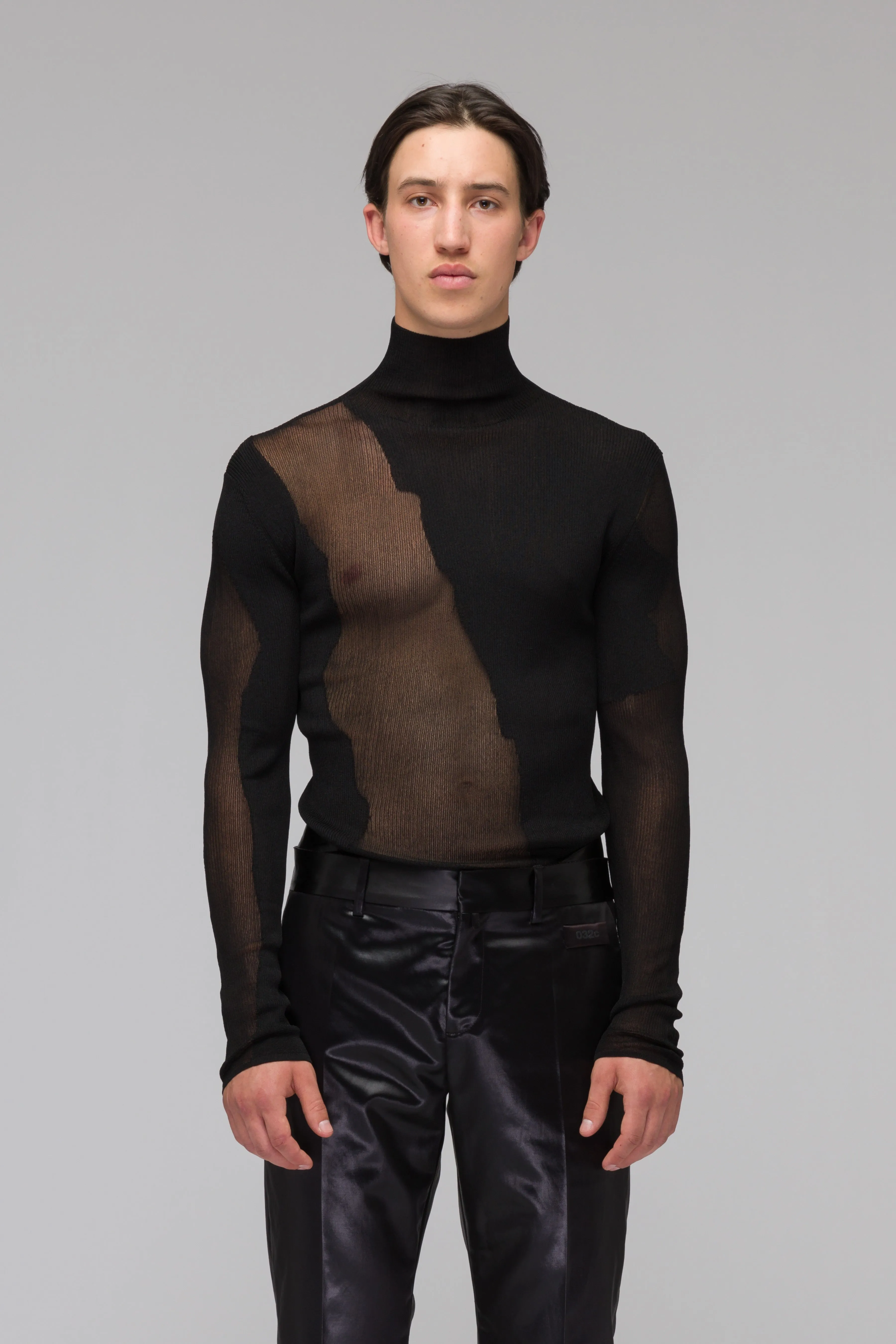 'VISIBILITY' KNIT TURTLENECK